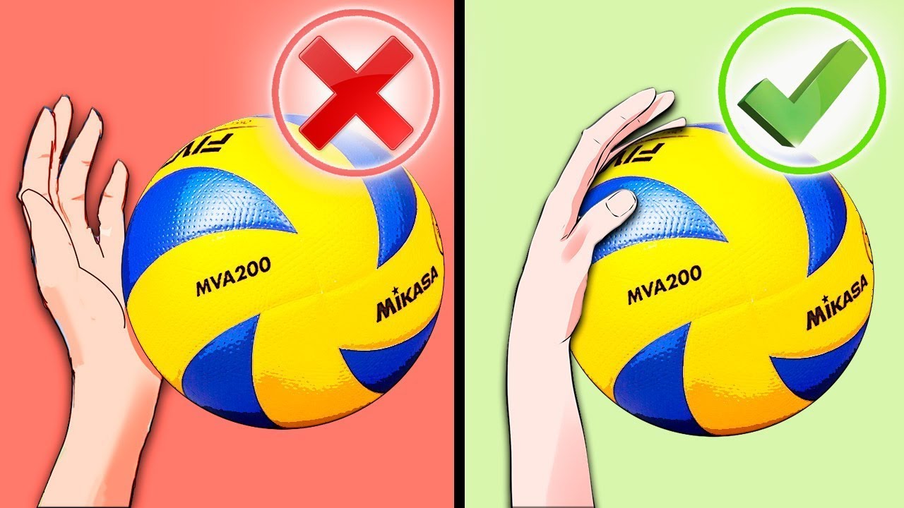 Волейбол ошибки при игре мячом