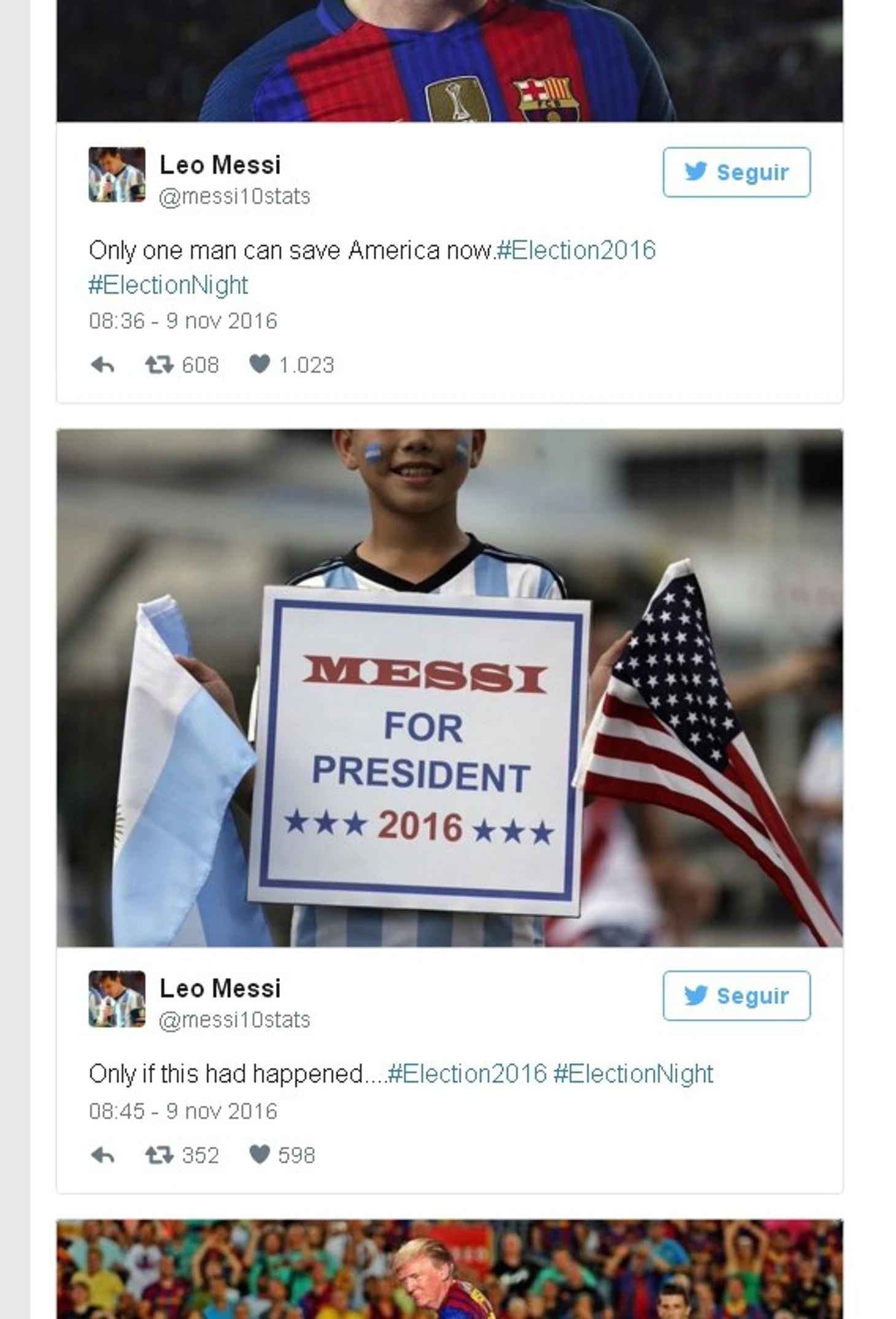 Messi - president