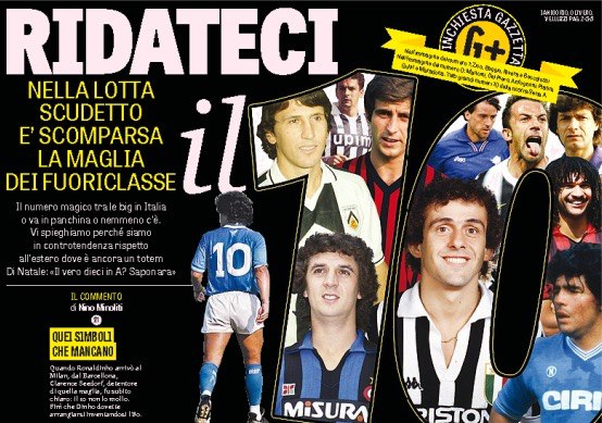 «Верните нам 10». Заголовки Gazzetta, TuttoSport и Corriere за 8 сентября