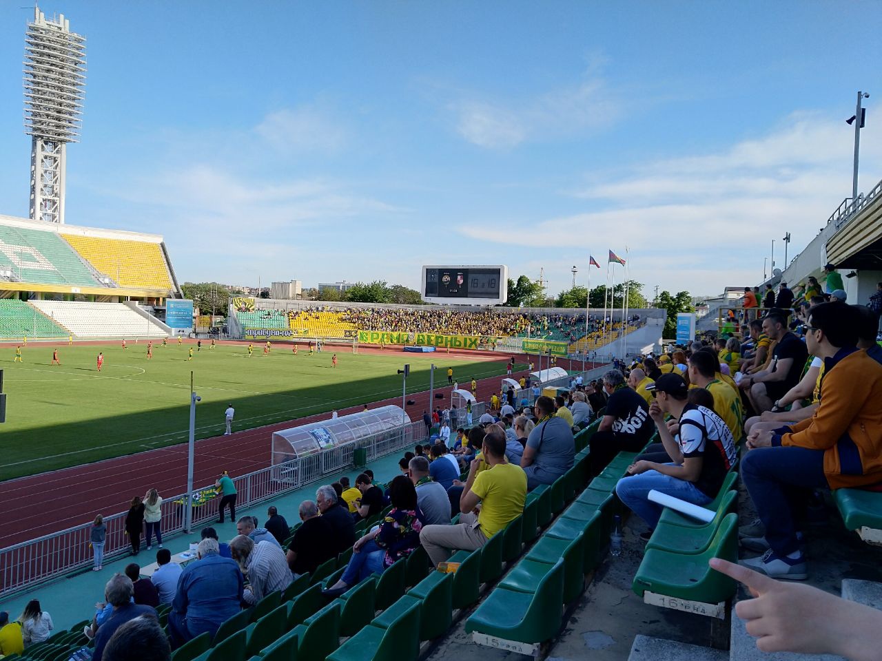«Кубань» вернулась на родной стадион и собрала 6 тысяч зрителей. Они играют в чемпионате Краснодарского края