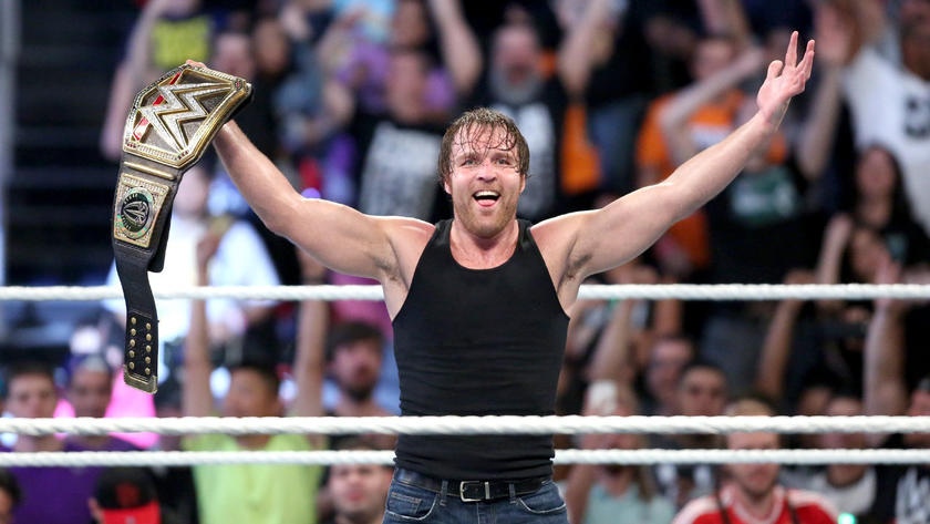 Dean Amborose wins WWE Championship at MitB 2016