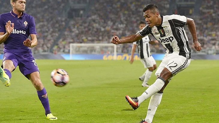 Юве - Фиорентина. Алекс Сандро