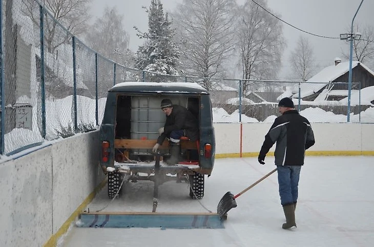 Ледозаливочная &quout;Буханка&quout; в Каргополе