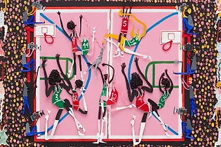 Дух баскетбола в картинах Дэвина Строттера