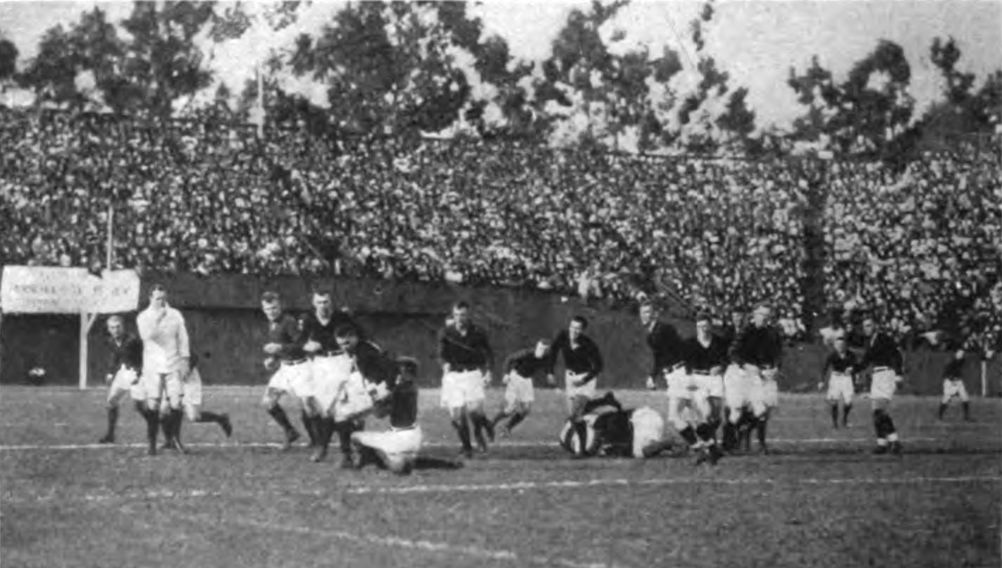 &quout;Большая игра&quout; между Стэнфордом и Калифорнией игралась в регби с 1906 по 1914 год