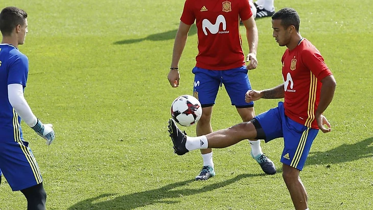 Тьяго Алькантара тренировки.