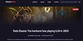 TrackDota: Ветераны Доты выбирают патч 6.84 в 2020 году