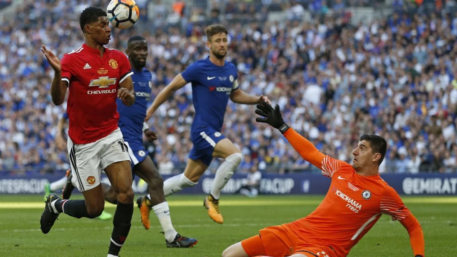 Маркус Рэшфорд опасно бил по воротам