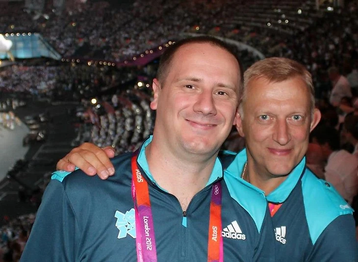 В олимпийском Лондоне с хорватским коллегой Борисом Милошевичем