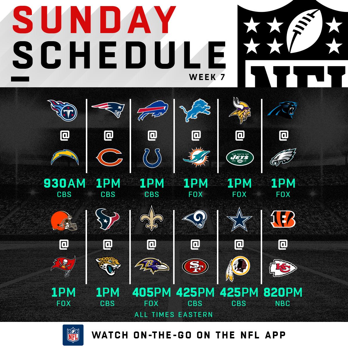 NFL Week 7 Predictions