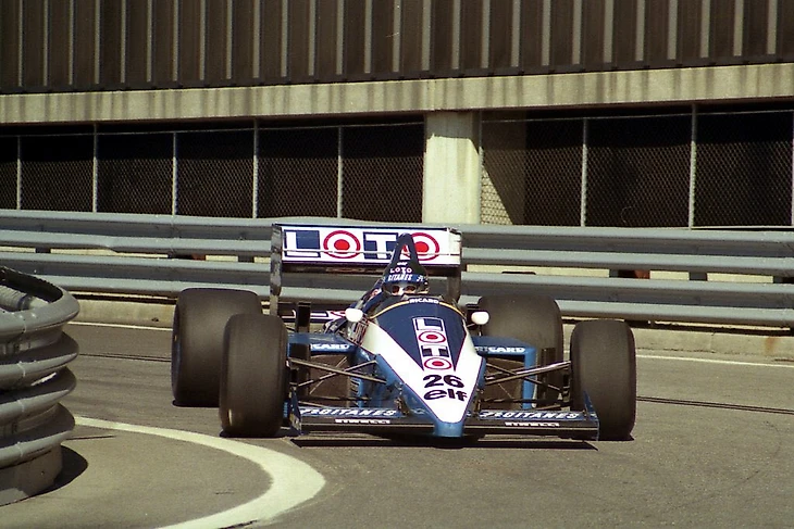 Жак Лаффит на Гран-При Детройта 1986 года