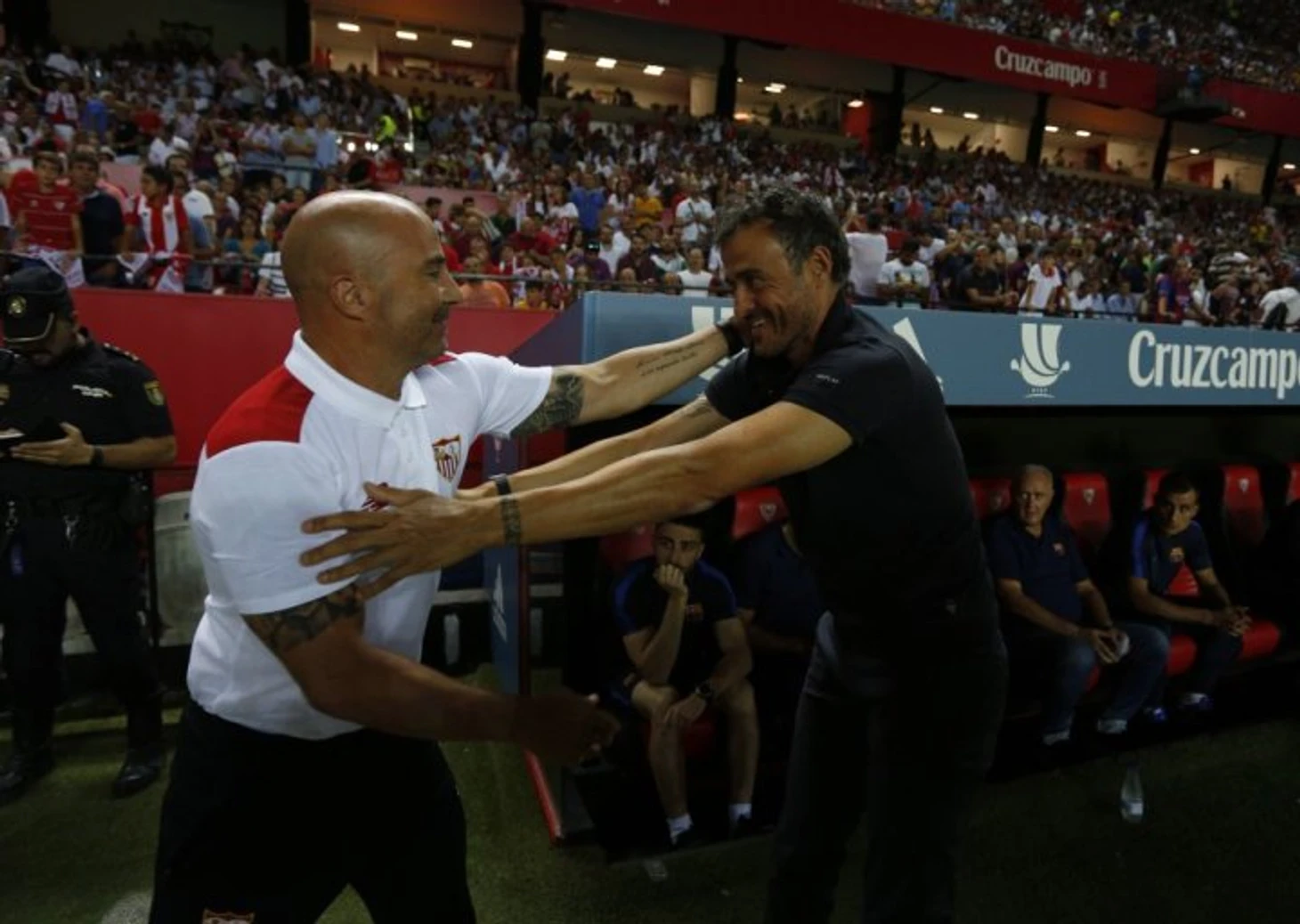 Sevilla-Barcelona de Supercopa en imágenes
