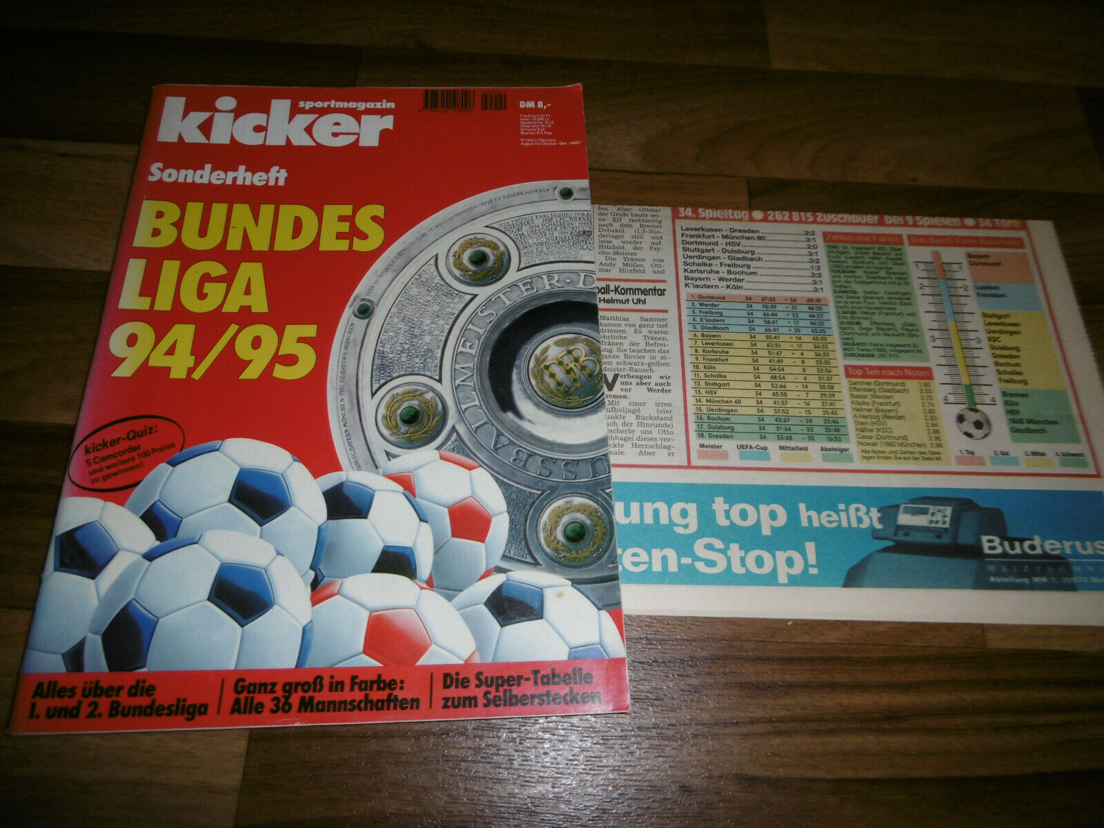 Бундеслига-1994/95 на банках Кока-Колы. Все клубы вспомнил?