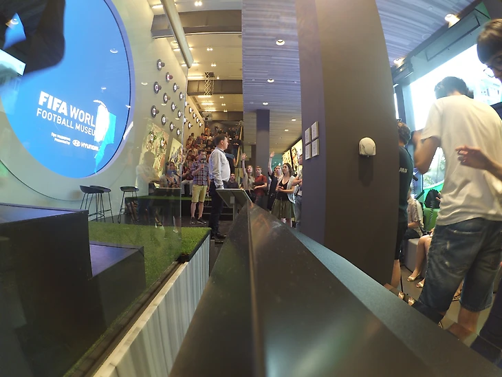 Черданцев в музее футбола ФИФА 2