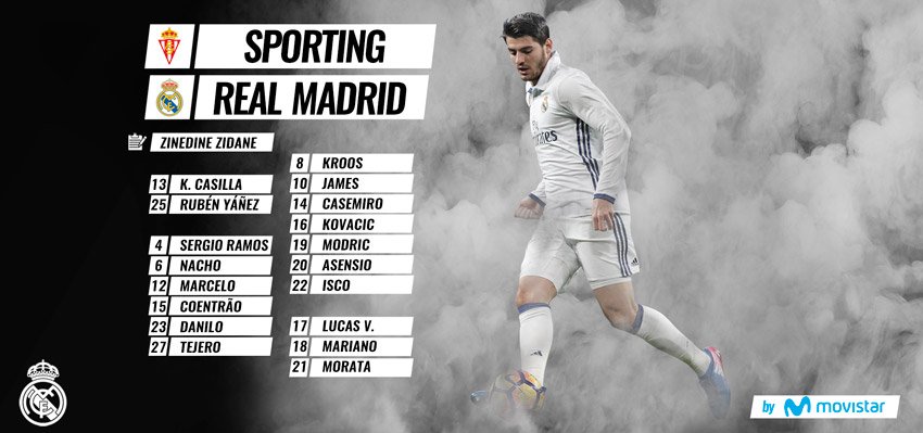 Заявка &#171;Реала&#187; на матч против &#171;Спортинга&#187;