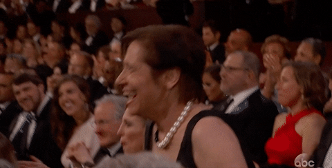 oscars 2017 cheering GIF by The Academy Awards