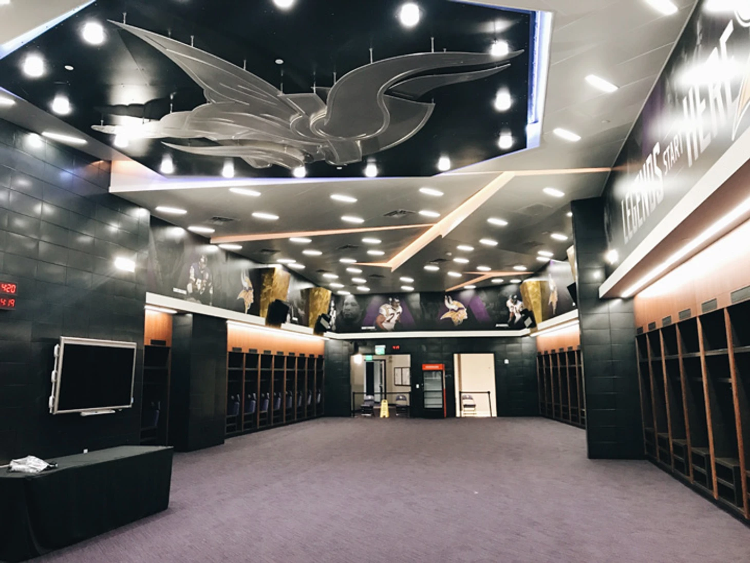 Locker room