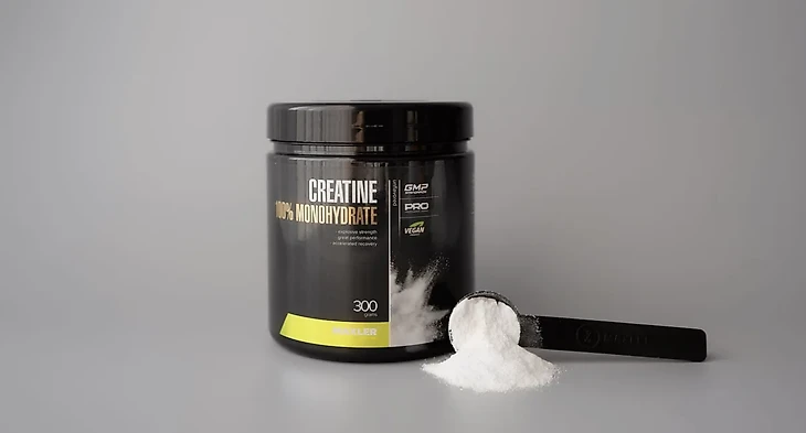 Креатин 100% моногидрат с сертификатом GMP на этикетке