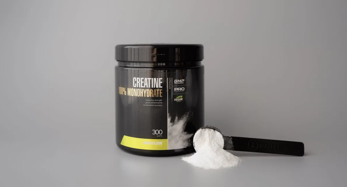 Креатин 100% моногидрат с сертификатом GMP на этикетке