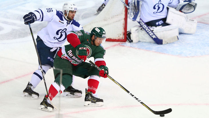 Московское «Динамо» одержало победу над «Ак Барсом»