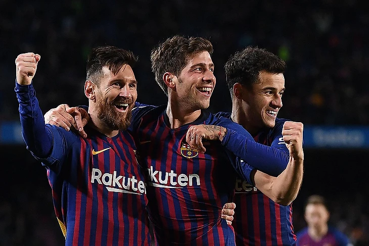 Lionel Messi explains why Coutinho took Barcelona's penalty v Sevilla – Barca Blaugranes