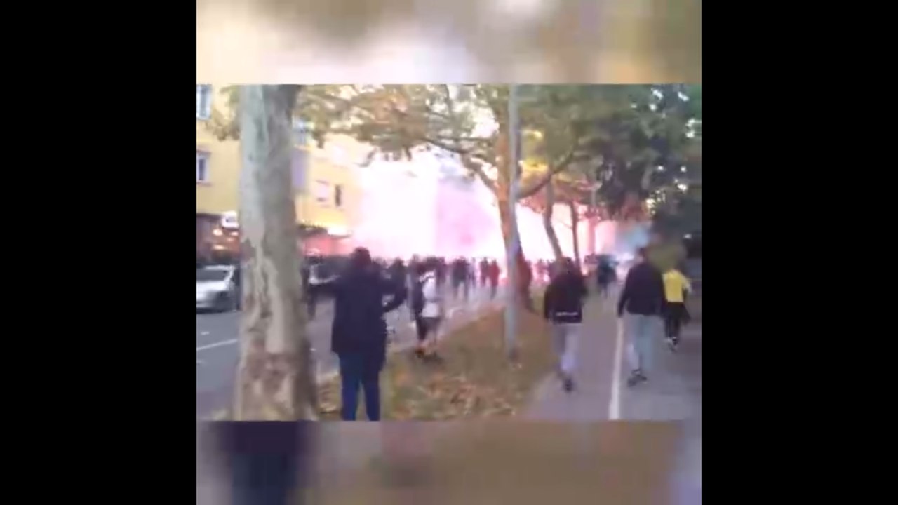 Ультрас «Марибора» и «Видзева» напали на фанатов «Спартака» перед матчем Лиги чемпионов