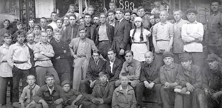Краснопресненцы в 1923 году