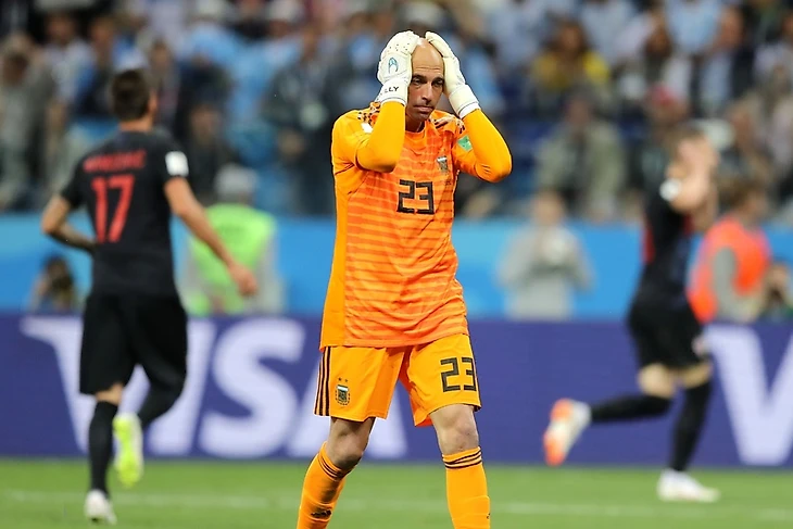 Эмоции Вилли Кабальеро после гола Анте Ребича | Getty Images