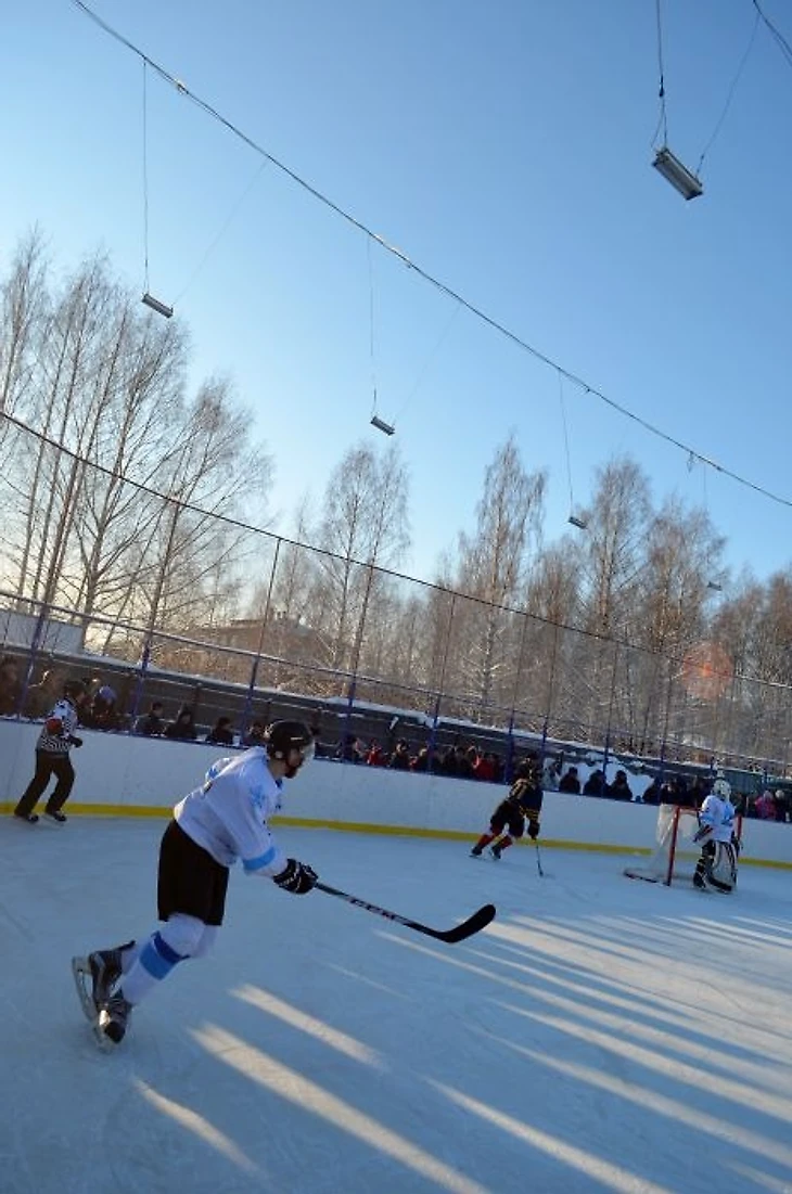 Фрагмент матча ХК &quout;Вельск&quout; – ХК &quout;Ледокол&quout; (Архангельск)