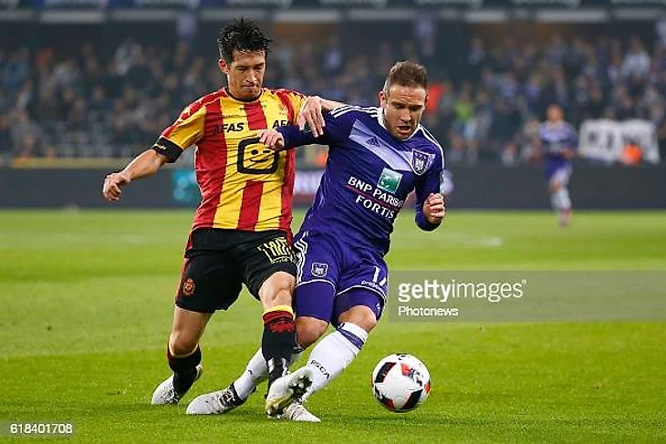 Ксавье Чен в матче за &quout;Мехелен&quout;