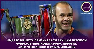 Невероятное достижение Андреса Иньесты