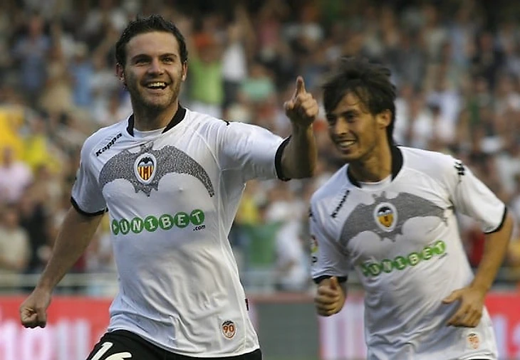 Хуан Мата и Давид Сильва в