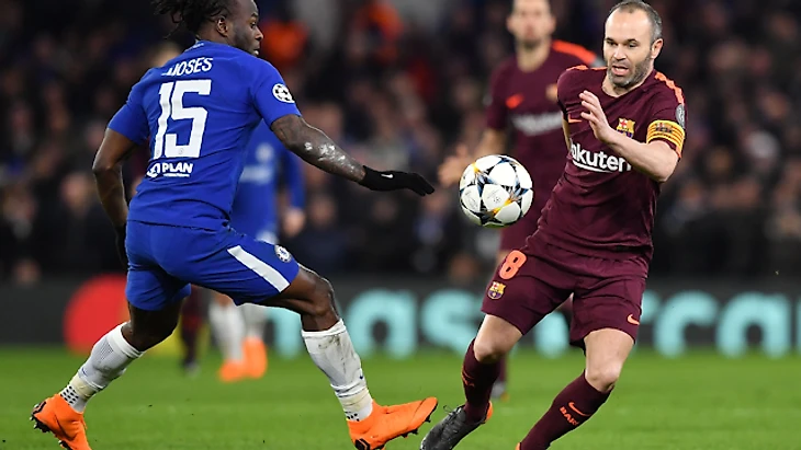 Андрес Иньеста не сыграет с &quout;Челси&quout;