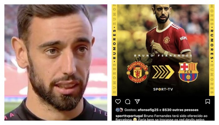 Барселона, Бруну Фернандеш, Манчестер Юнайтед