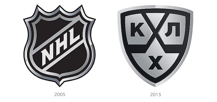 NHL KHL logos