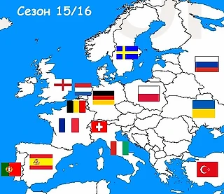 Посещаемость Топ-21 футбольных лиг Европы. Сезон 2015/16