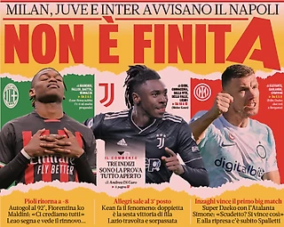 Это не конец. Заголовки Gazzetta, TuttoSport и Corriere за 14 ноября