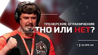 Мы не должны винить Valve в тренерских ограничениях