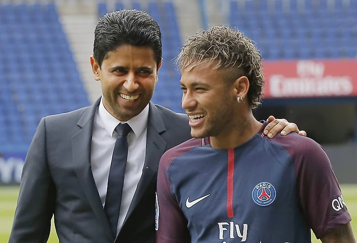 Al Khelaifi and neymar