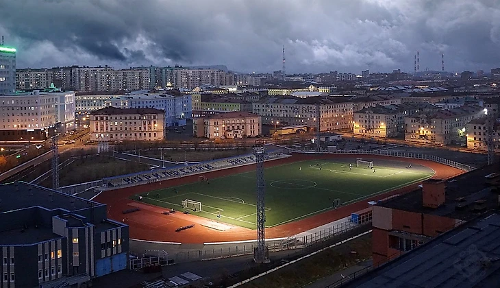 Норильский стадион просто потому, что Вы его не видели. И не увидите никогда, если продолжать ПФЛ жить как живёт