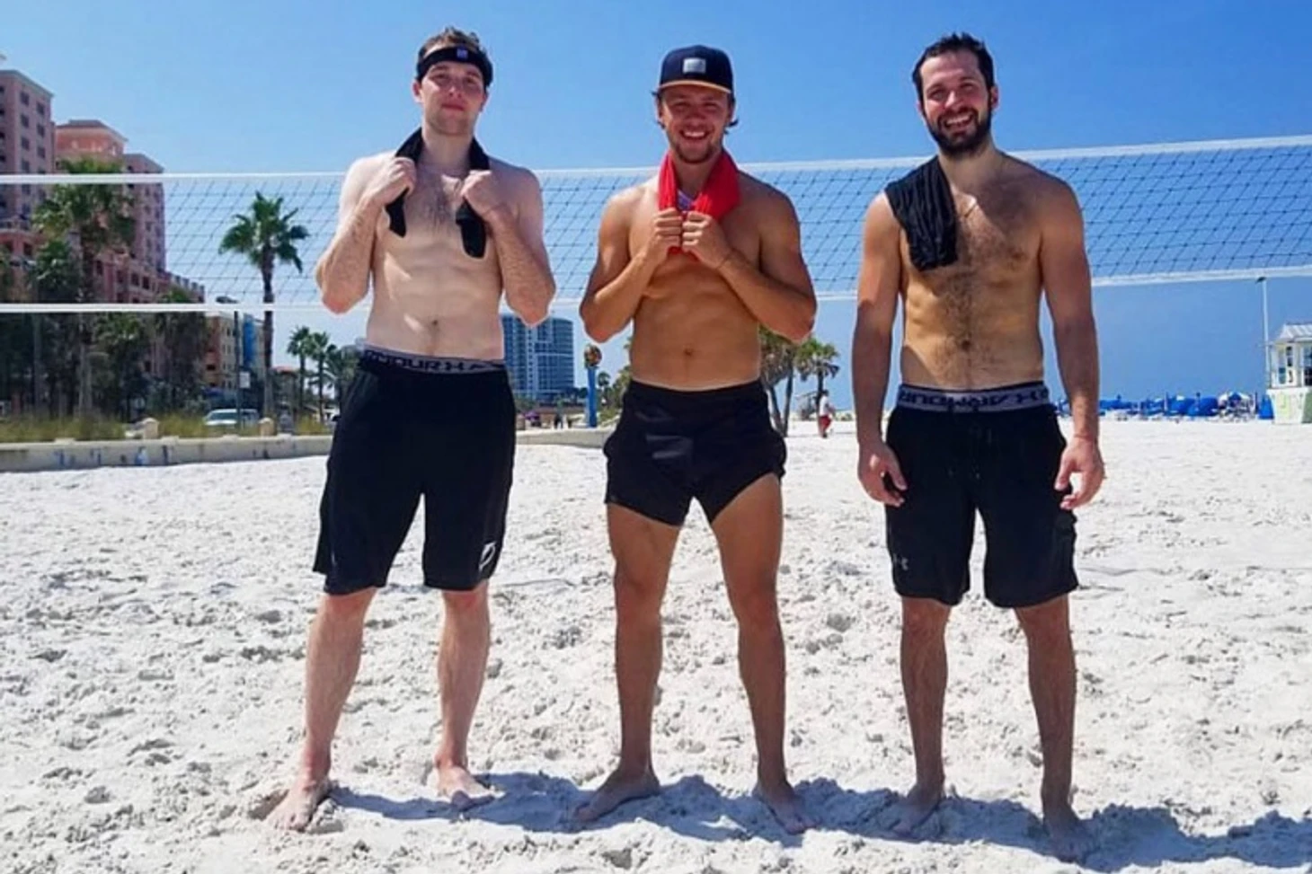 Андрей Василевский, Артемий Панарин и Никита Кучеров