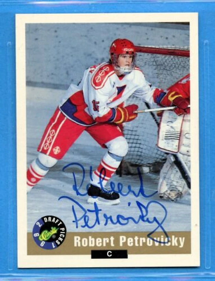 1992: Classic Draft Picks: Robert Petrovicky: Autograph | eBay