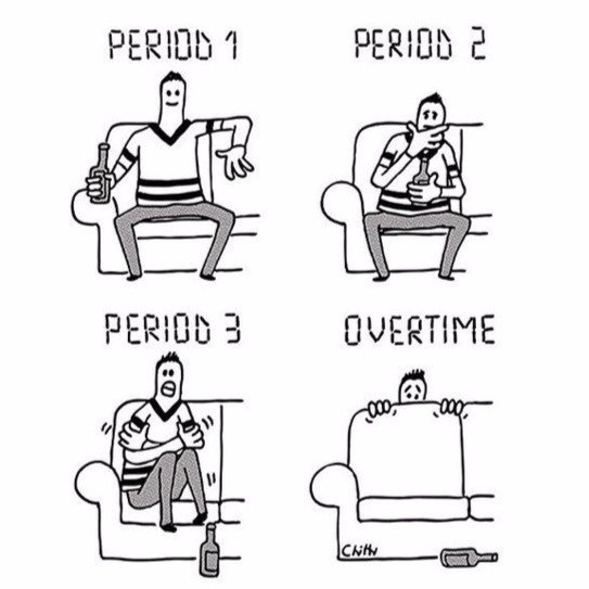 Эмоции во время просмотра хоккея