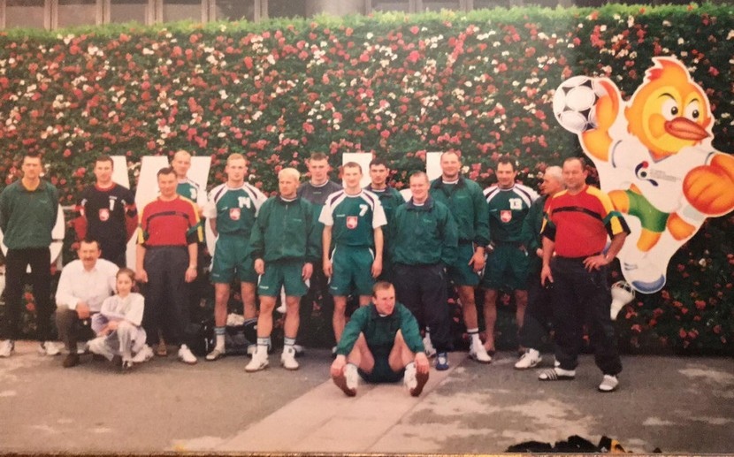 Сборная Литвы на чемпионате мира-1997. №7 — Гинтарас Савукинас