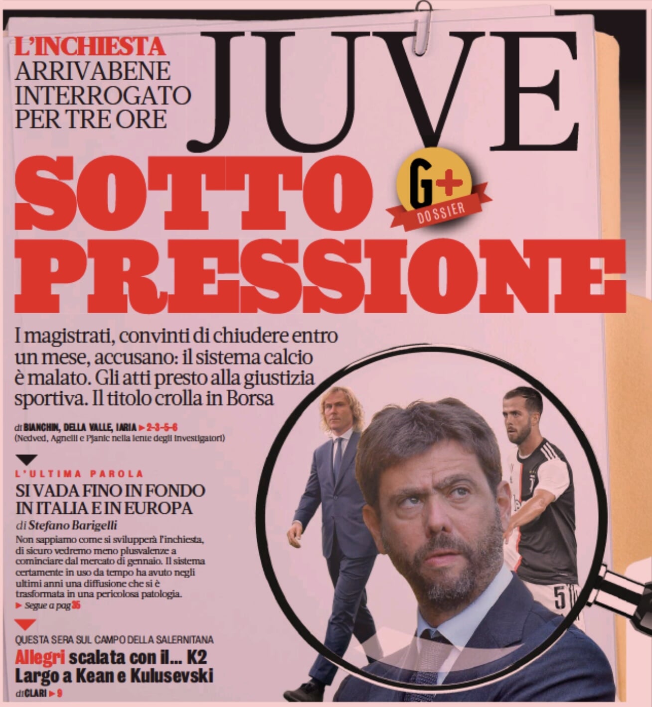 «Юве» под давлением. Заголовки Gazzetta, TuttoSport и Corriere за 30 ноября