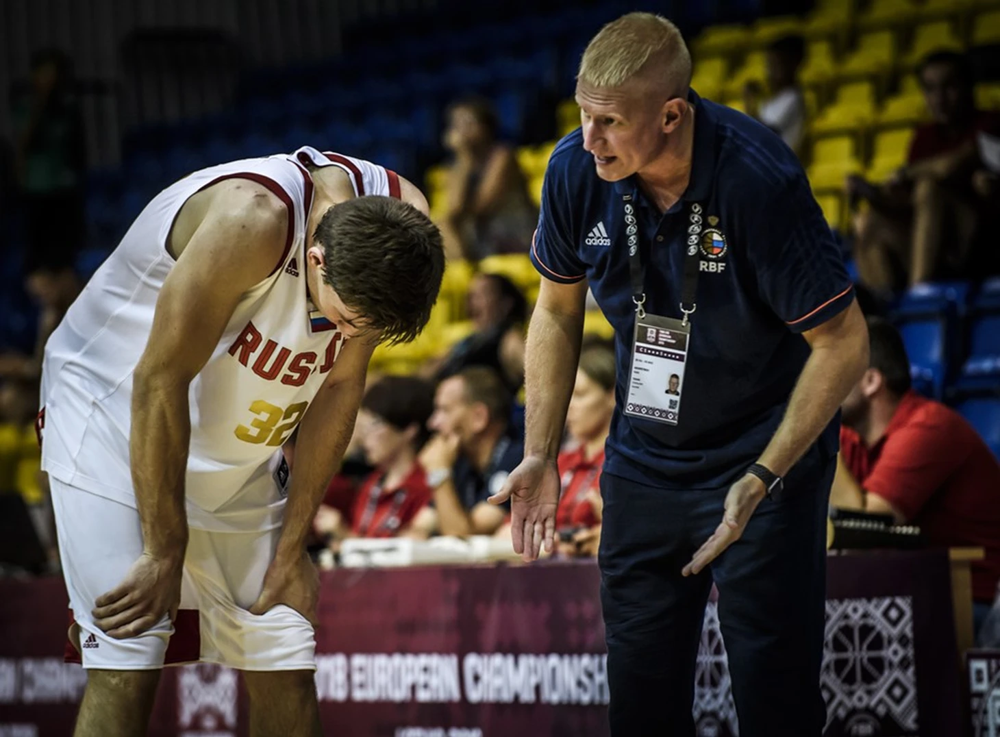 Олег Акципетров в сборной U18