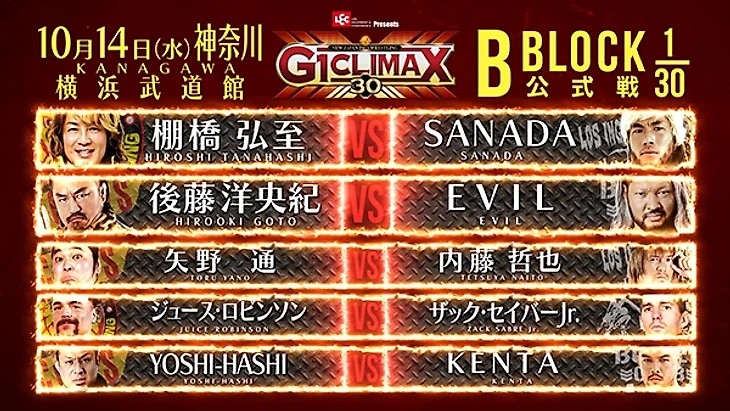 Превью NJPW G1 Climax 30, изображение №40