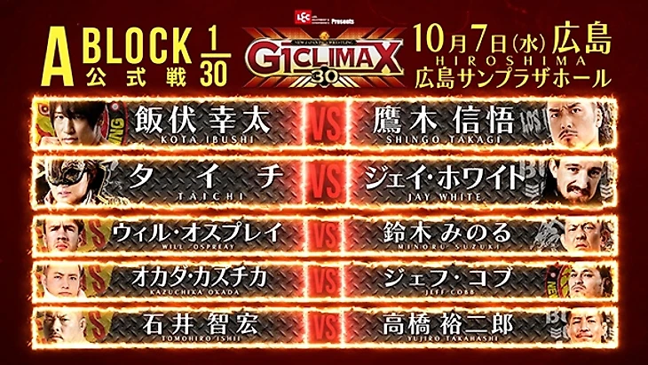 Превью NJPW G1 Climax 30, изображение №34