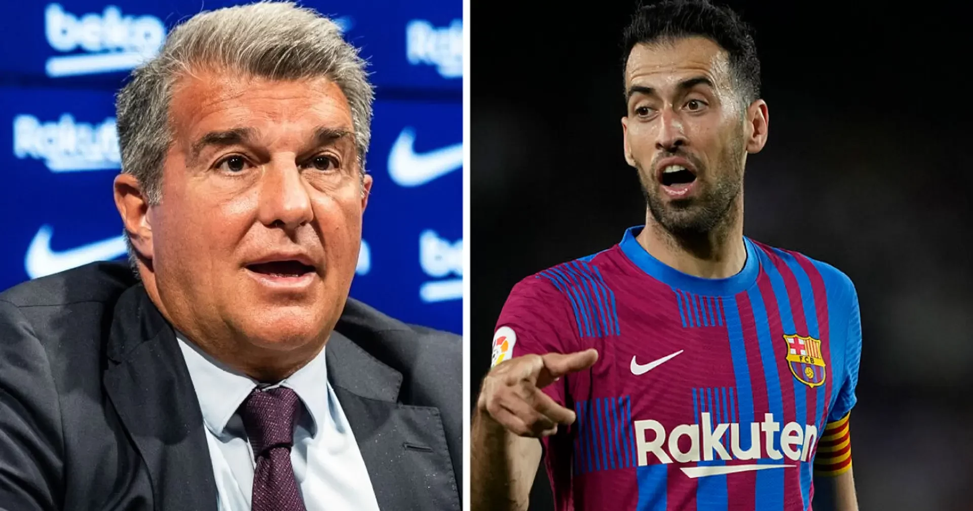 Жоан Лапорта, Барселона, Серджи Бускетс, Клубы