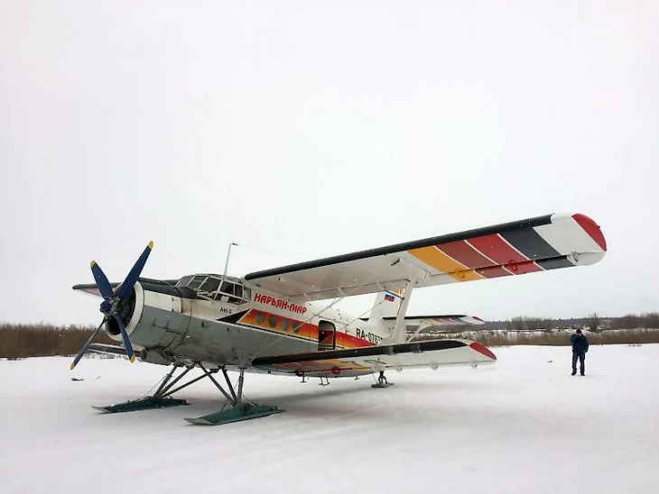 АН-2 в аэропорту Нарьян-Мара